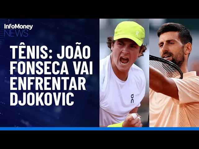 João Fonseca vence de virada e encara Djokovic em Roland Garros - Imagem do artigo original